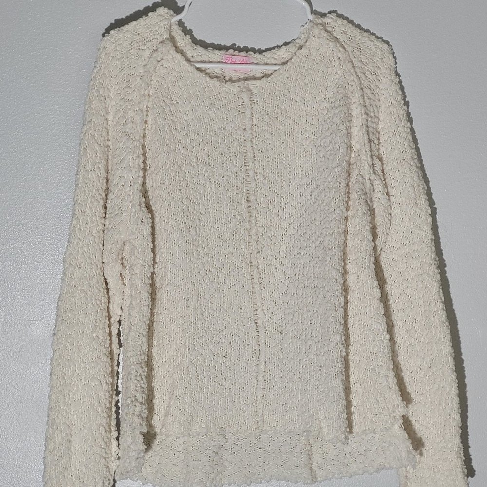 Pink Lily, Large, Cloud Sweater